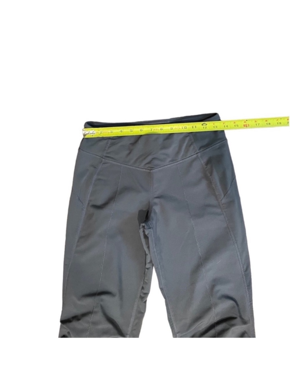 Lululemon Athletica pull on grey yoga athletic straight leg workout pant size 6 - Picture 4 of 11